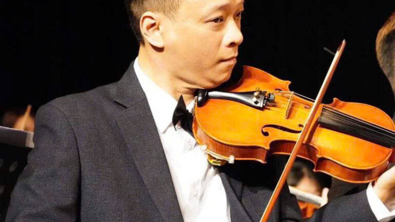 CỬ NHÂN, GIẢNG VIÊN VIOLIN TRẦN TRUNG CƯỜNG 